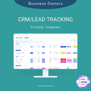 CRM/Lead Tracking ClickUp Template